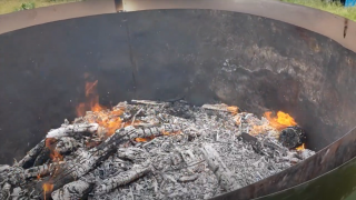 Step-by-step video guide [3:07m] for building and operating a cylindrical "ring of fire" flame-cap kiln[32]