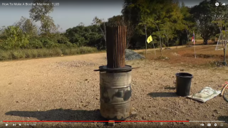 6 minute video tutorial for building a large-scale Nesting Cookstove made with a single cylinder of scrap metals[29]